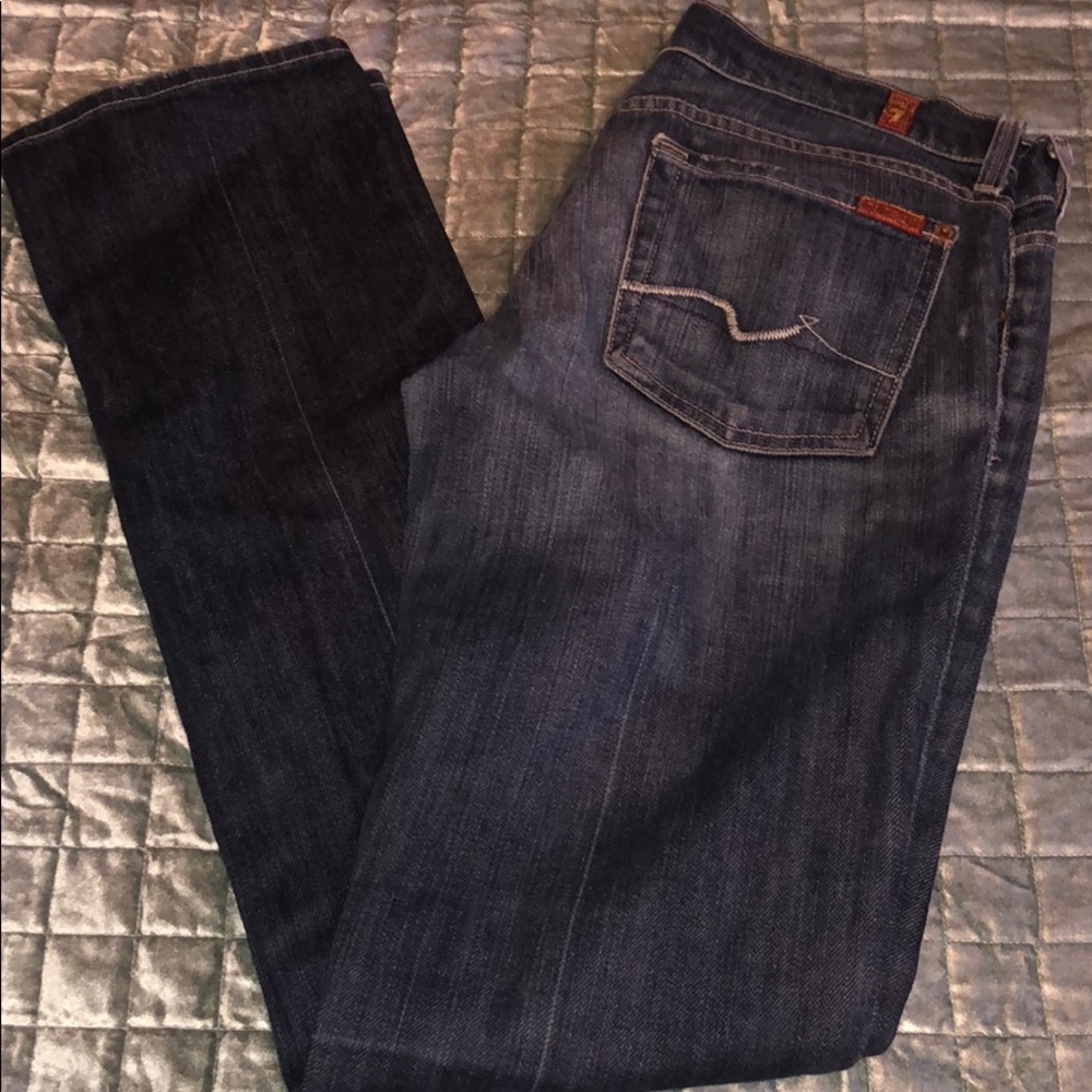 7 for all mankind straight leg jeans